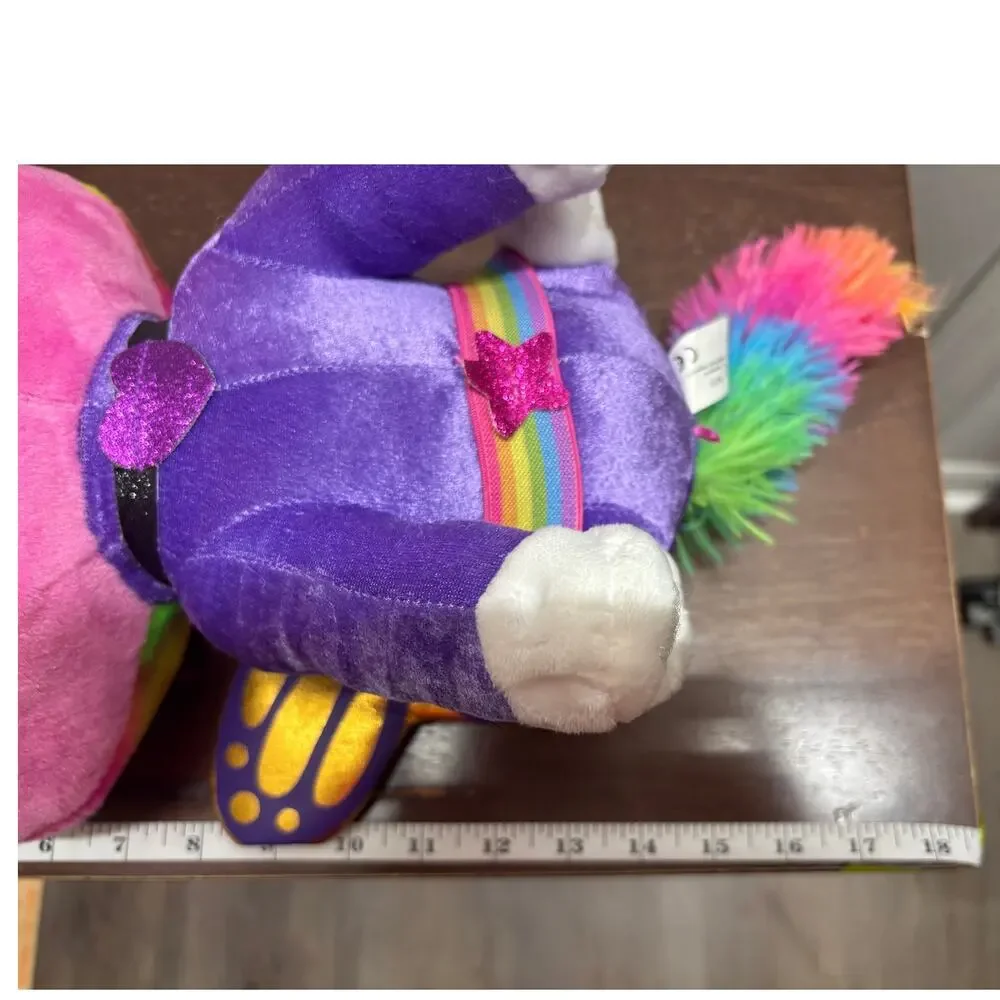 Nickelodeon Rainbow Butterfly Unicorn Kitty Felicity Plush Stuffed Animal